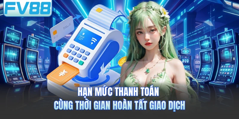Hạn mức thanh toán cùng thời gian hoàn tất giao dịch