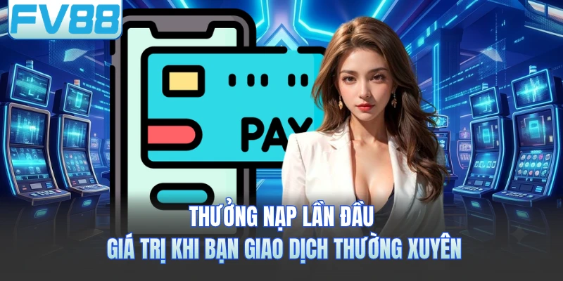 Thưởng nạp lần đầu giá trị khi bạn giao dịch thường xuyên
